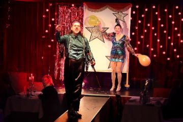 Das Comedy-Duo Les Deux de Pique im PALAZZO Spiegelpalast.