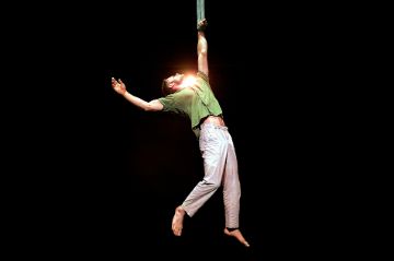 Künstler Seraphim Richter an den Strapaten.