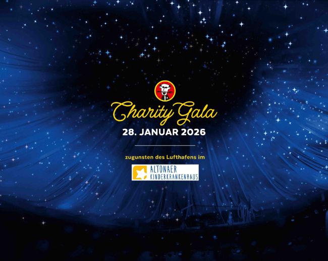 Die Charity Gala zugunsten des Lufthafens des Altonaer Kinderkrankenhauses am 28. Januar 2026 im PALAZZO.