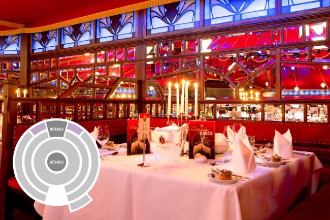 Die Bühnenloge im PALAZZO