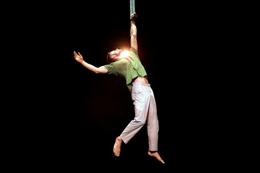 Künstler Seraphim Richter an den Strapaten.